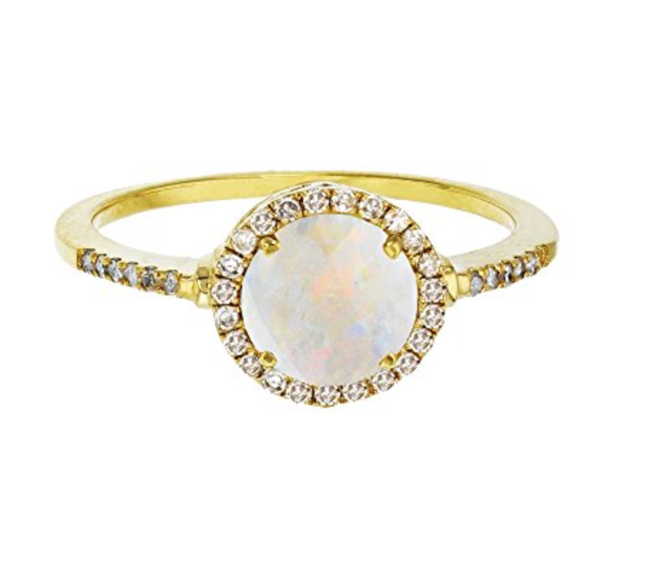 Opal Gold Fashion Ring #18