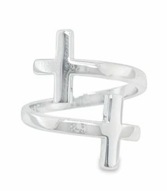 Silver cross ring style 1963 #23