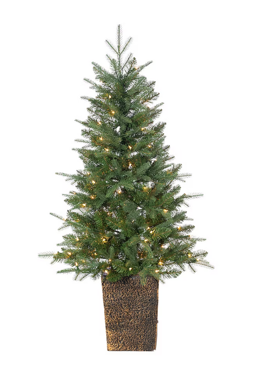 4’ Pre-Lit Christmas Tree