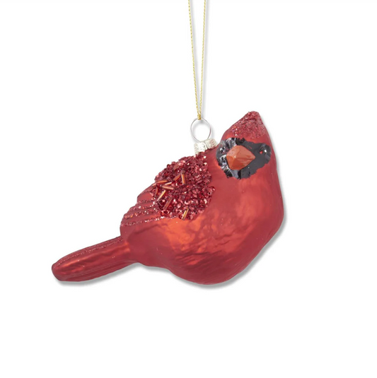 Beaded Blow Glass Cardinal