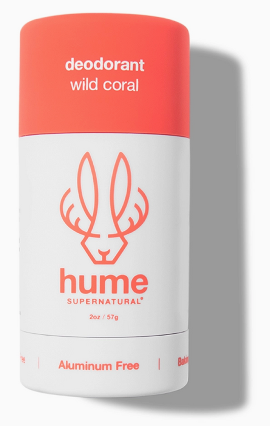 Plant & Probiotic Based Aluminum Free Supernatural Deodorant- Wild Coral Stick
