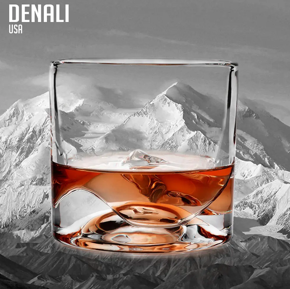 Whiskey Glass Set- Mt Denali