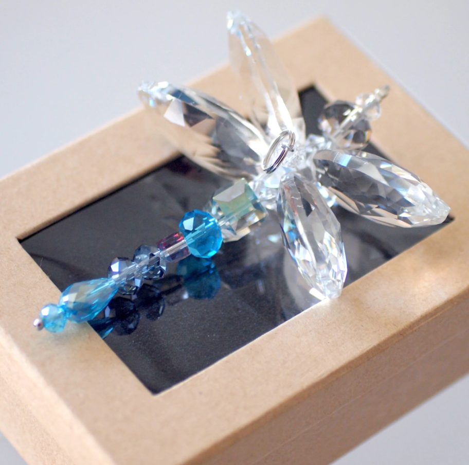 Crystal Blue Dragonfly