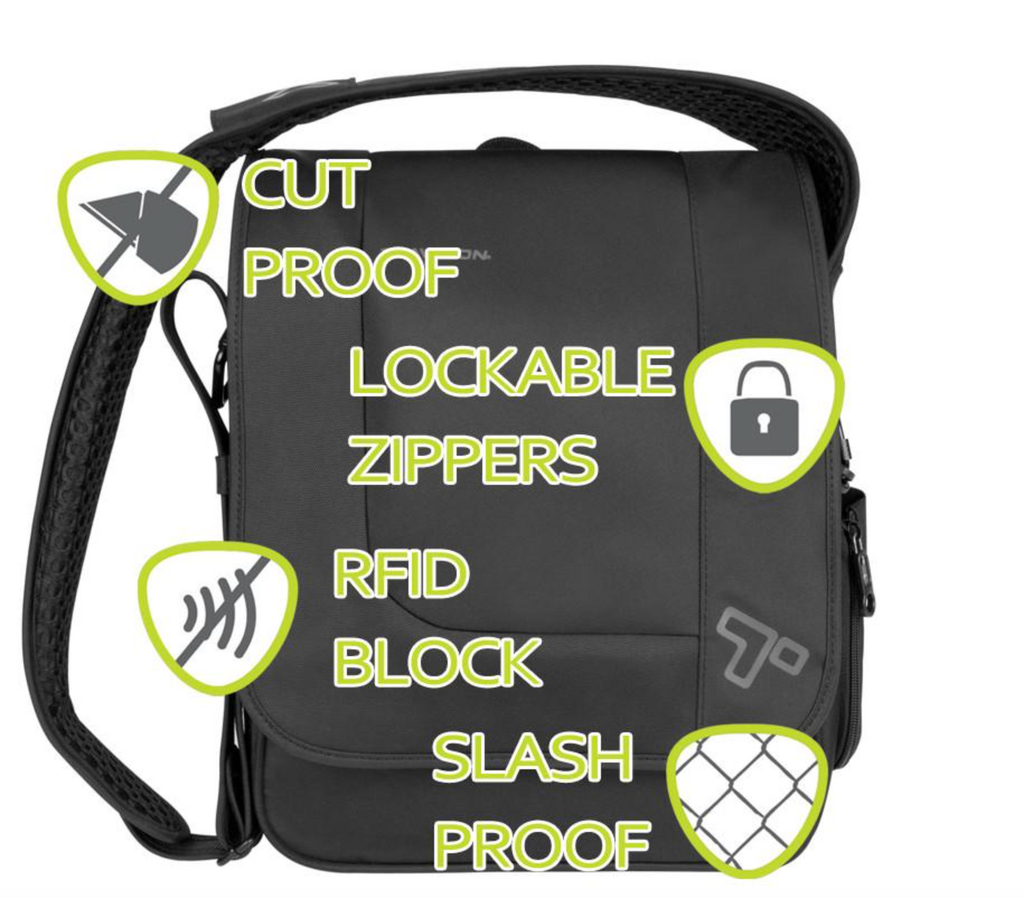 Anti-Theft Urban N\S Messenger Bag