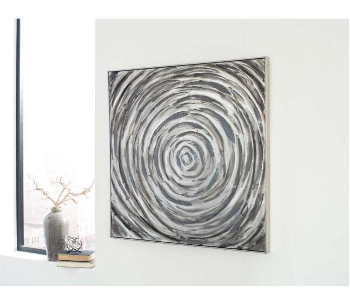 Silver Circle Wall Art