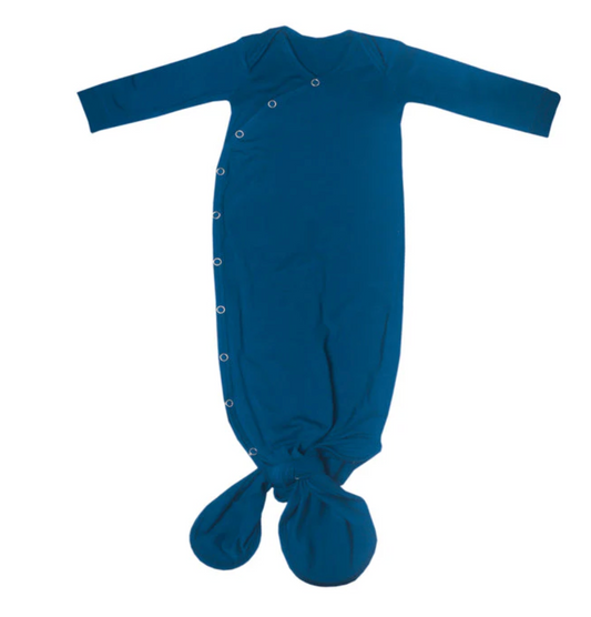 Knotted Gown - River (0-4 Months)