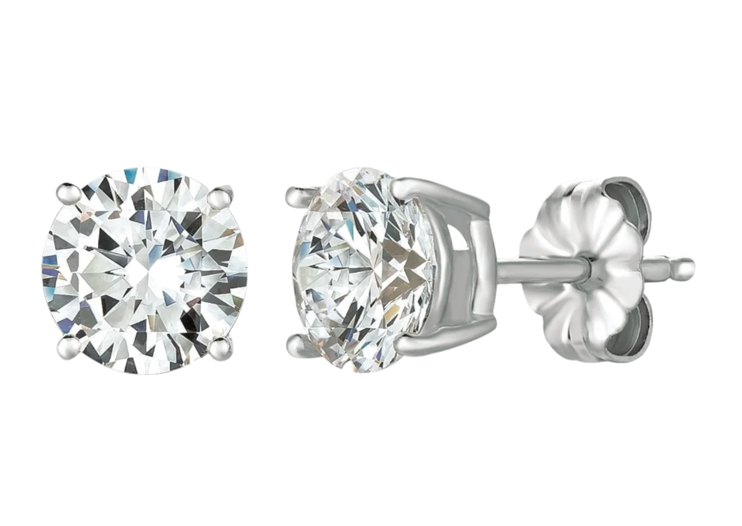 Cubic Zirconia Stud Earrings