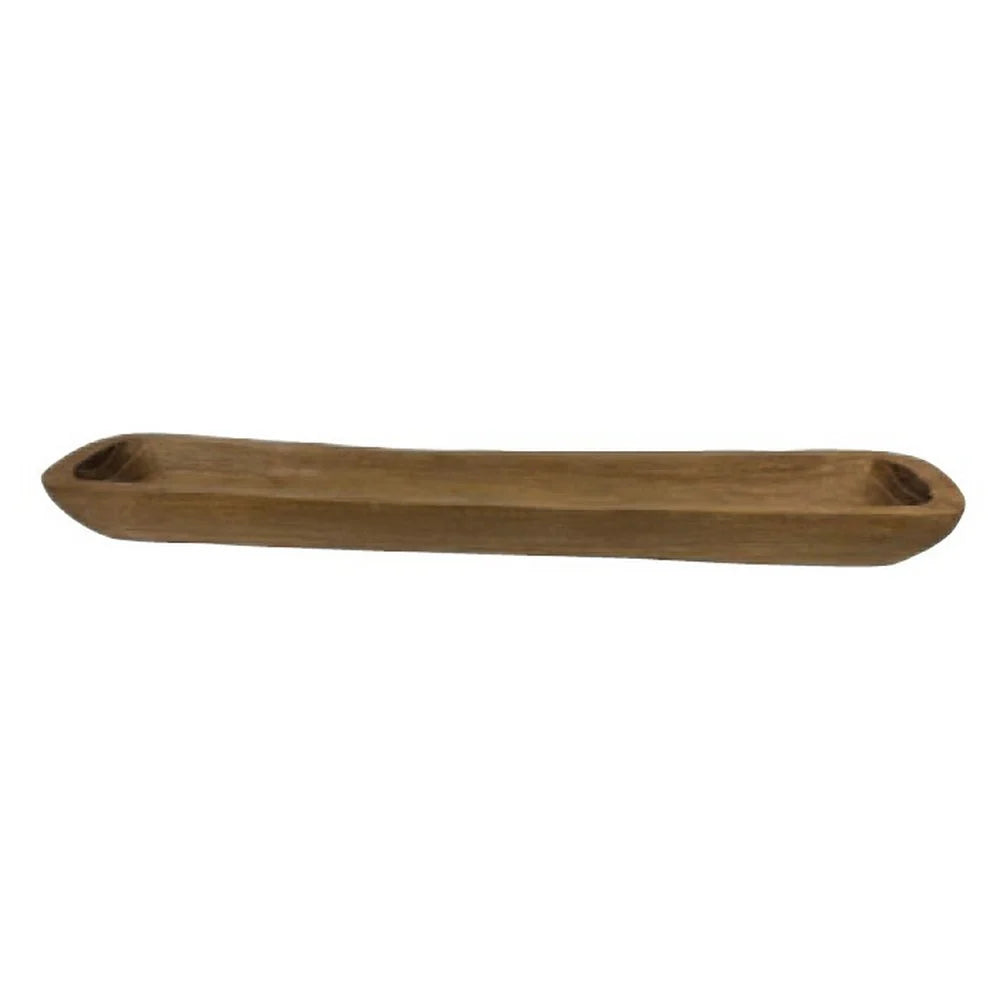 26"X26" Paulownia Wood Tray- Natural