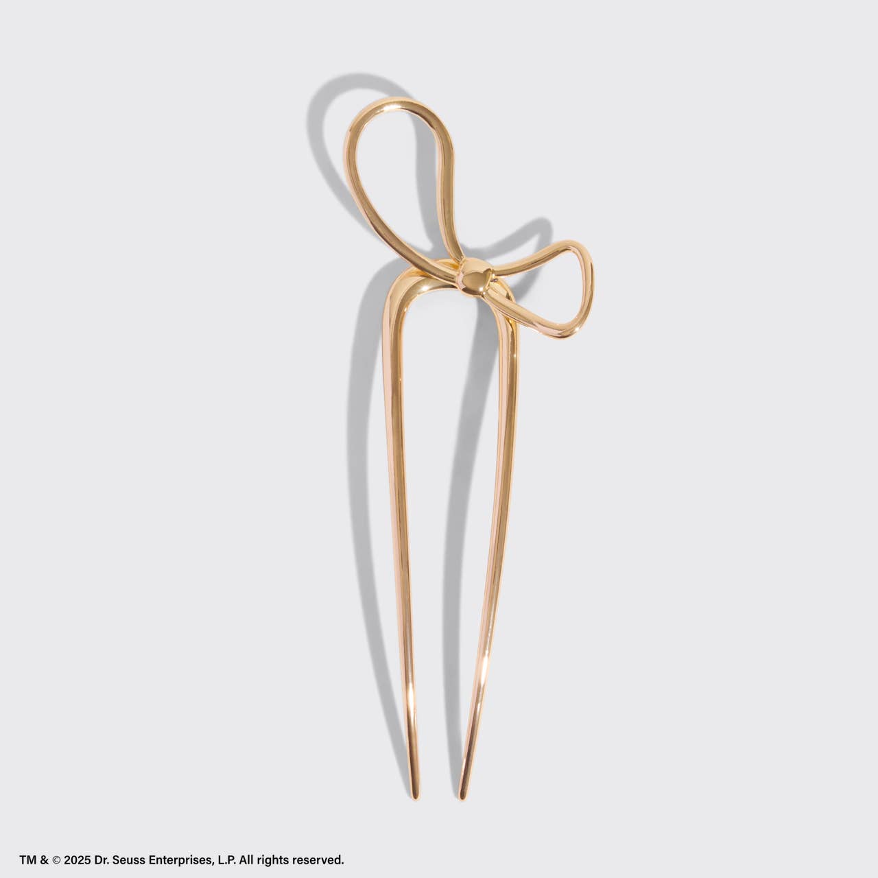 The Grinch x | Gold Bow French Hair Pin