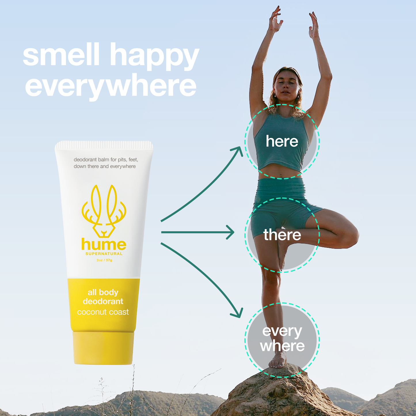 All Body Deodorant- Coconut Coast