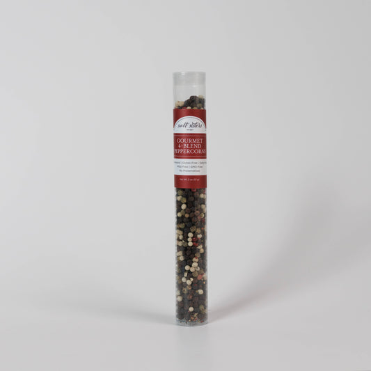 Grinder Refill Tube - Gourmet 4-Blend Peppercorns - 2 oz