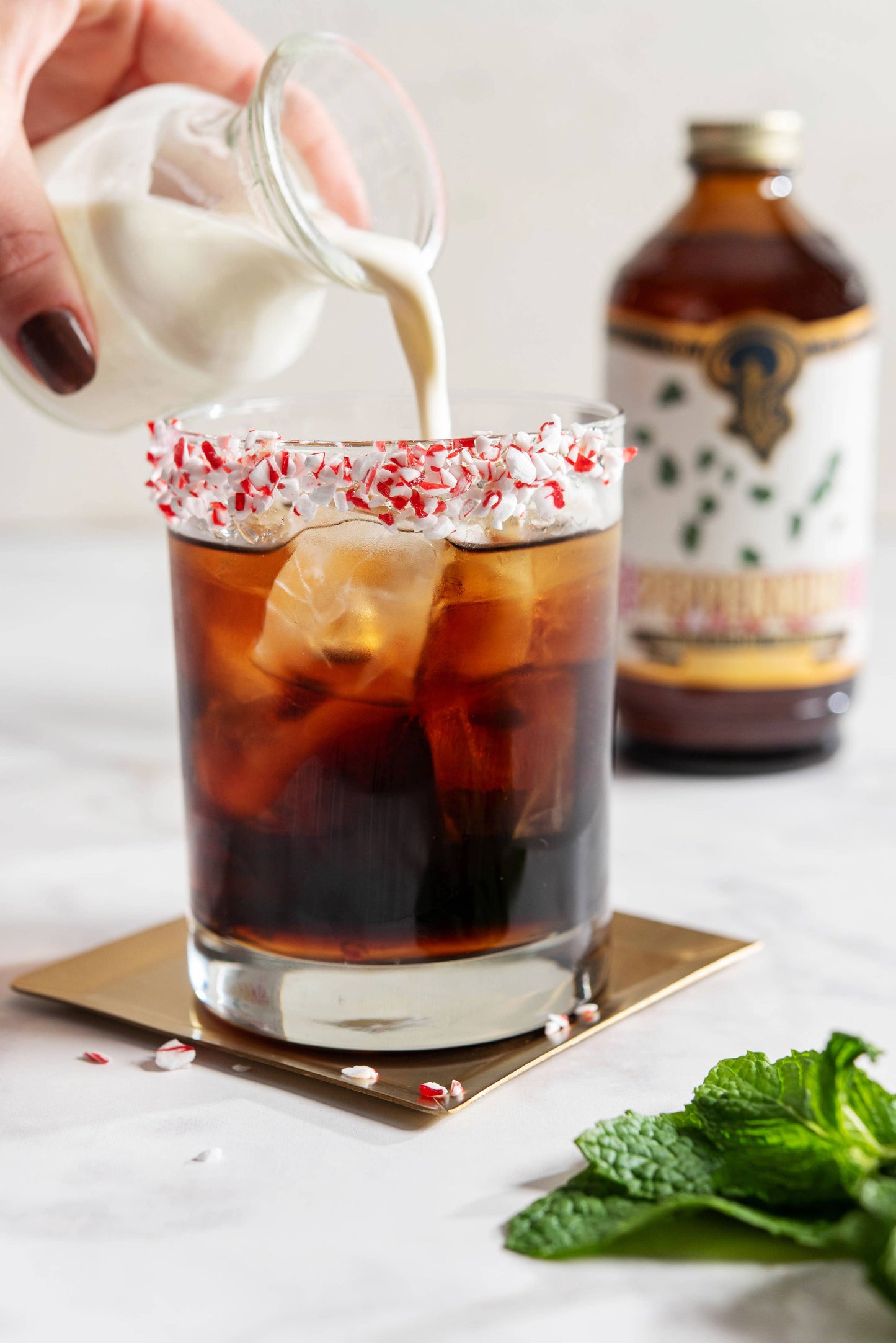 Peppermint Syrup 12 oz - Cocktail | Mocktail Beverage Mixer