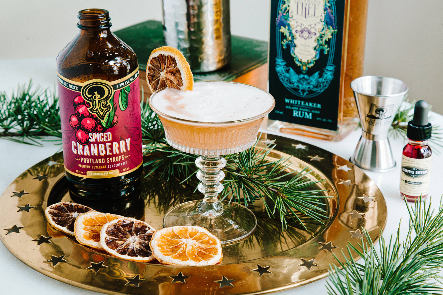 Spiced Cranberry Syrup 12 oz - Cocktail | Mocktail Drink Mix