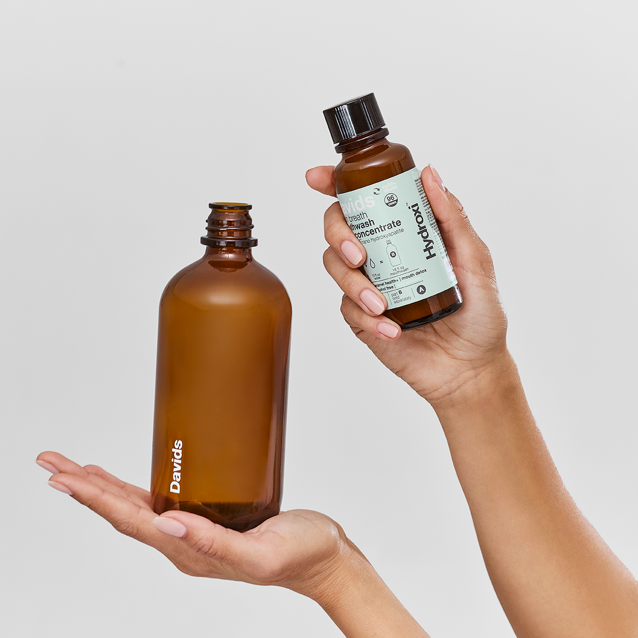 *Refill Concentrate* Davids Hydroxi™ Fresh Breath Mouthwash - Natural Fresh Mint