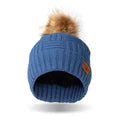 Simple Blue Chunky Cable Knit