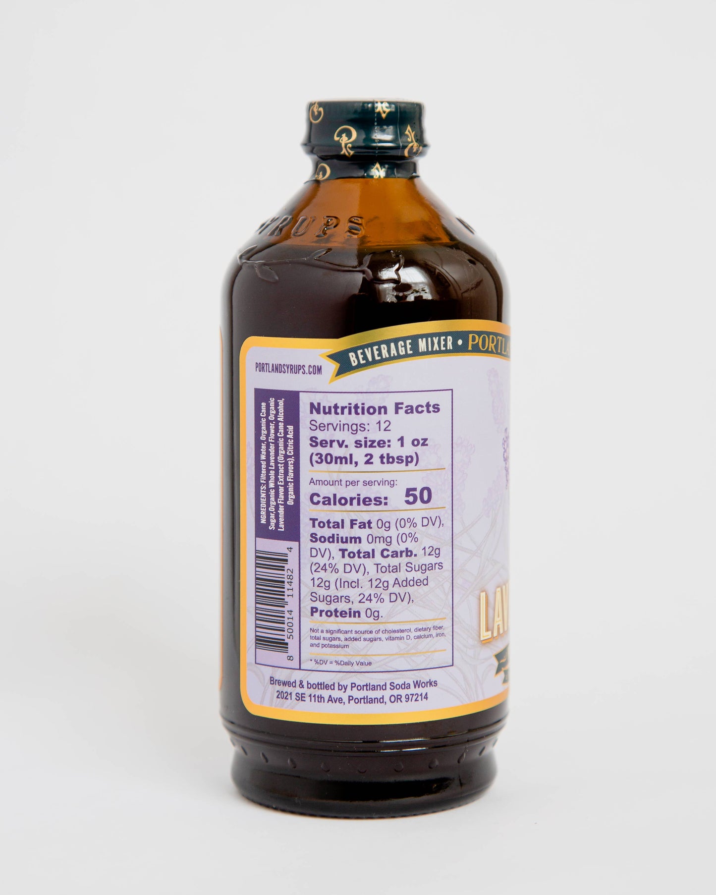 Lavender Syrup 12 oz - Cocktail | Mocktail Beverage Mixer