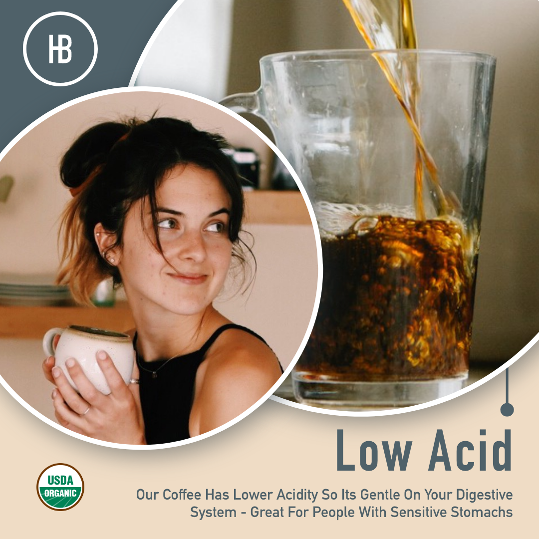 Healthy Bean Coffee - Espresso Whole Bean, Organic, Low Acid