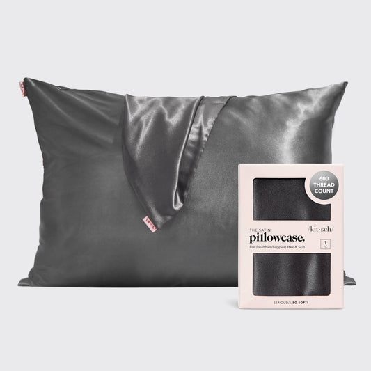 Satin Pillowcase  | Charcoal