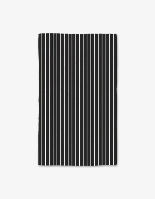 Black Linen Luxe Hand Towel