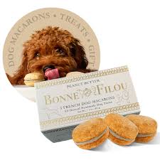 Dog Macarons (Box of 3)-  Vanilla