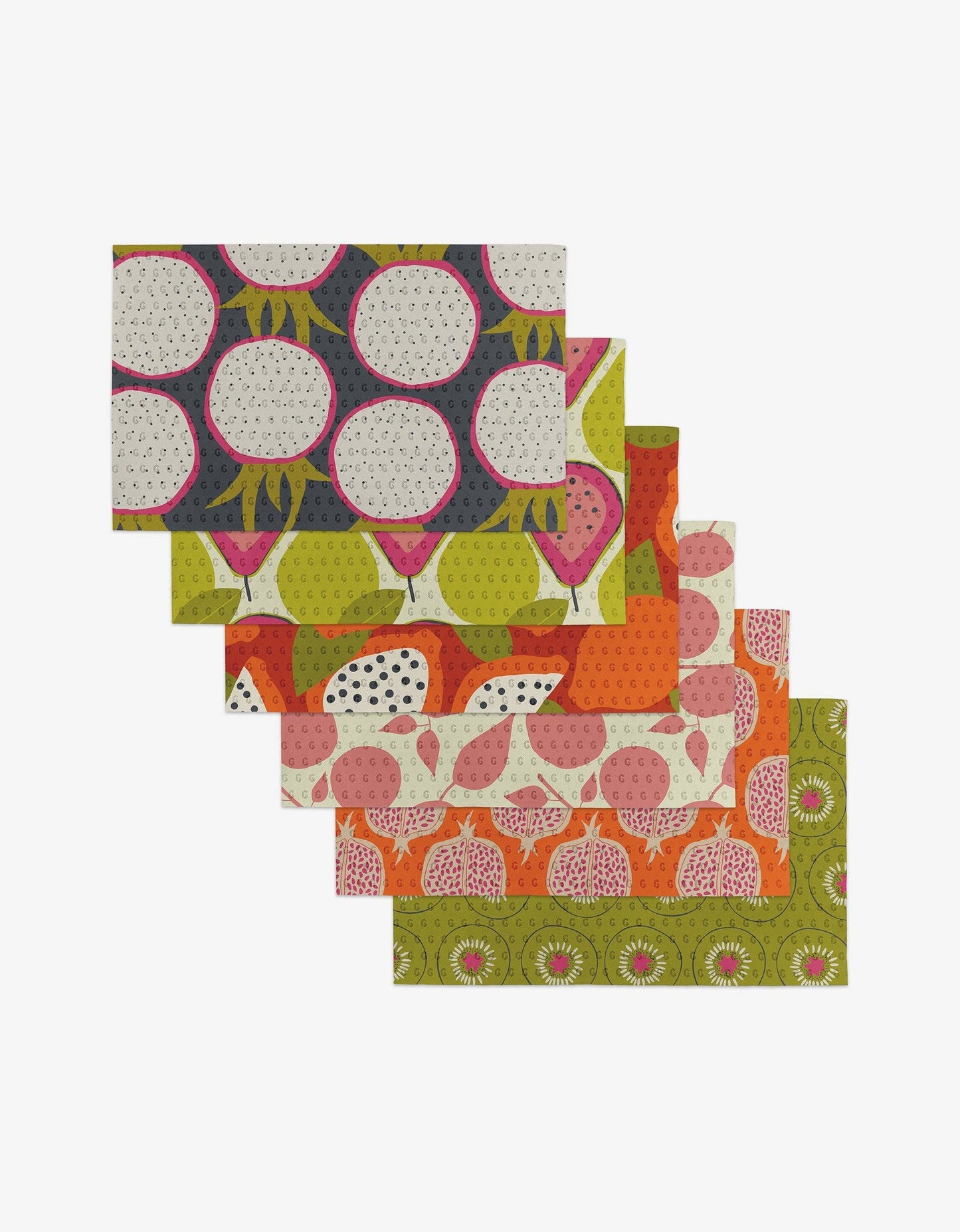 Tropical Fruit Not Paper Towel- Pack of 6