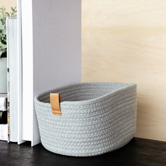 Large Gray Basket