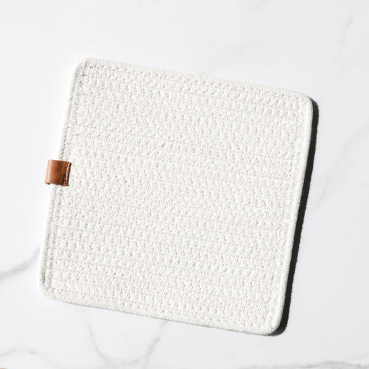 Ivory Square Hot Pad