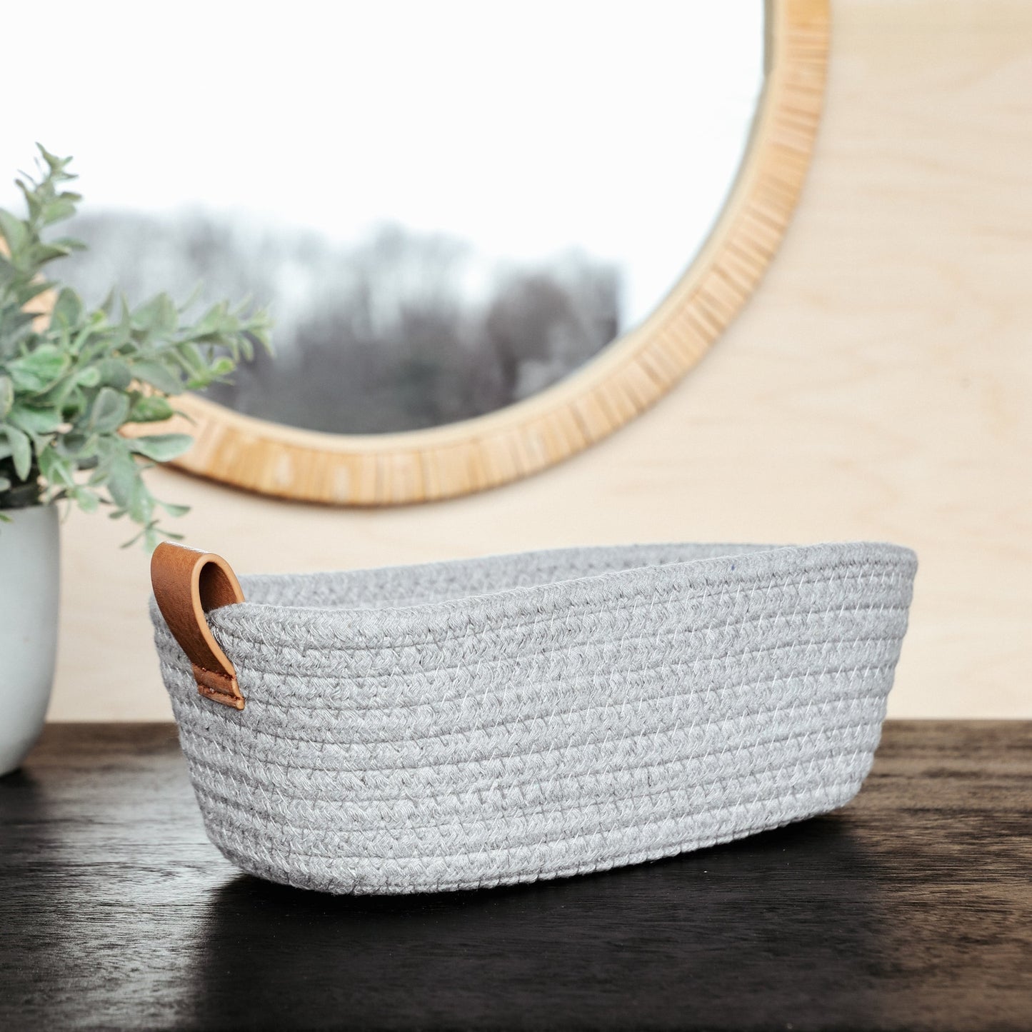 Small Gray Basket