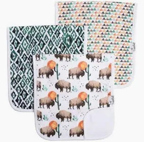 Burp Cloths - Bison