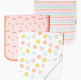 Burp Cloths - Cherry