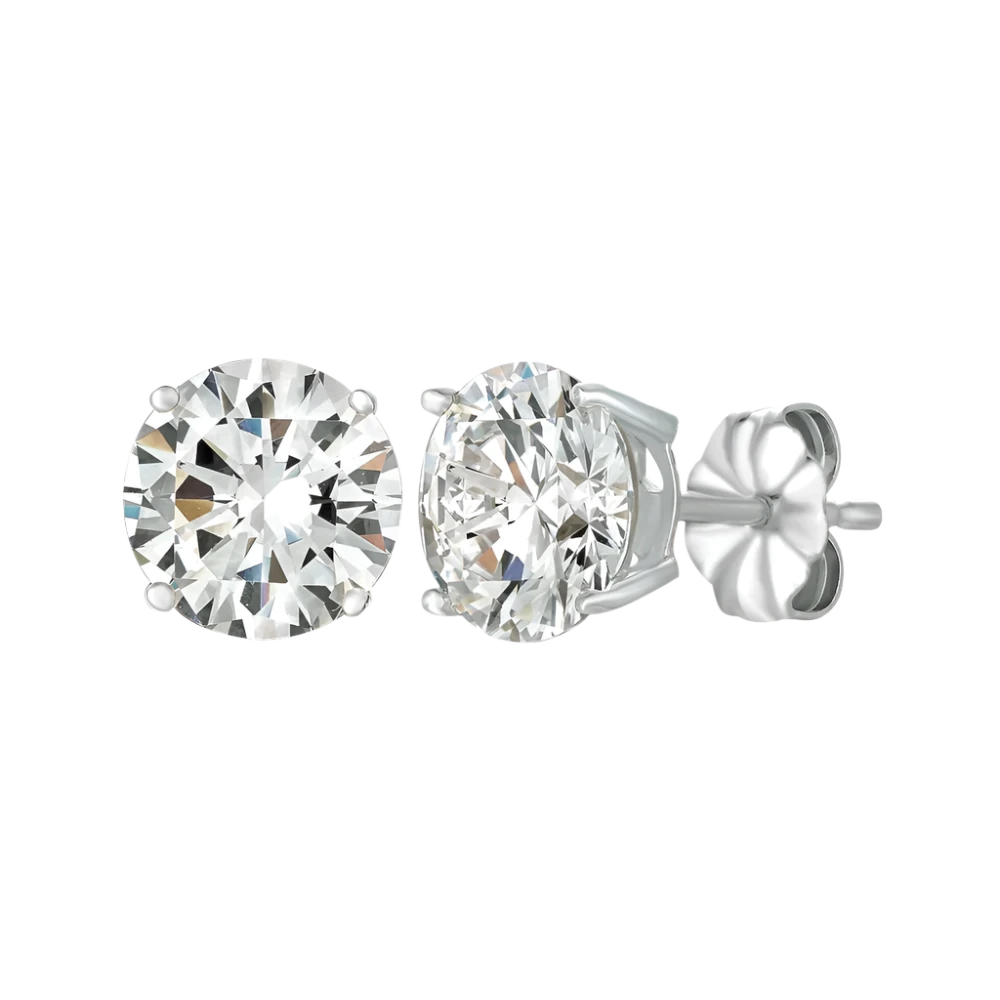 Cubic Zirconia Stud Earrings